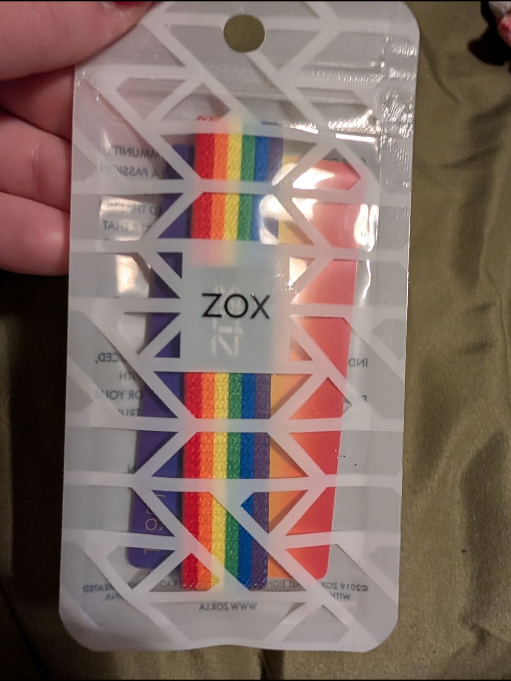ZOX Rainbow Pride Strap Set
